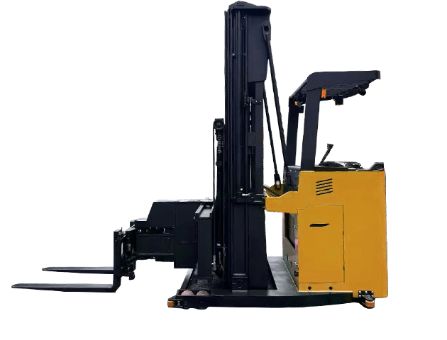 Reach forklift